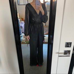 Women’s Jumsuit Sparkly Black Color